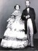 Maximilián a jeho novomanželka princezná Charlotte Belgická